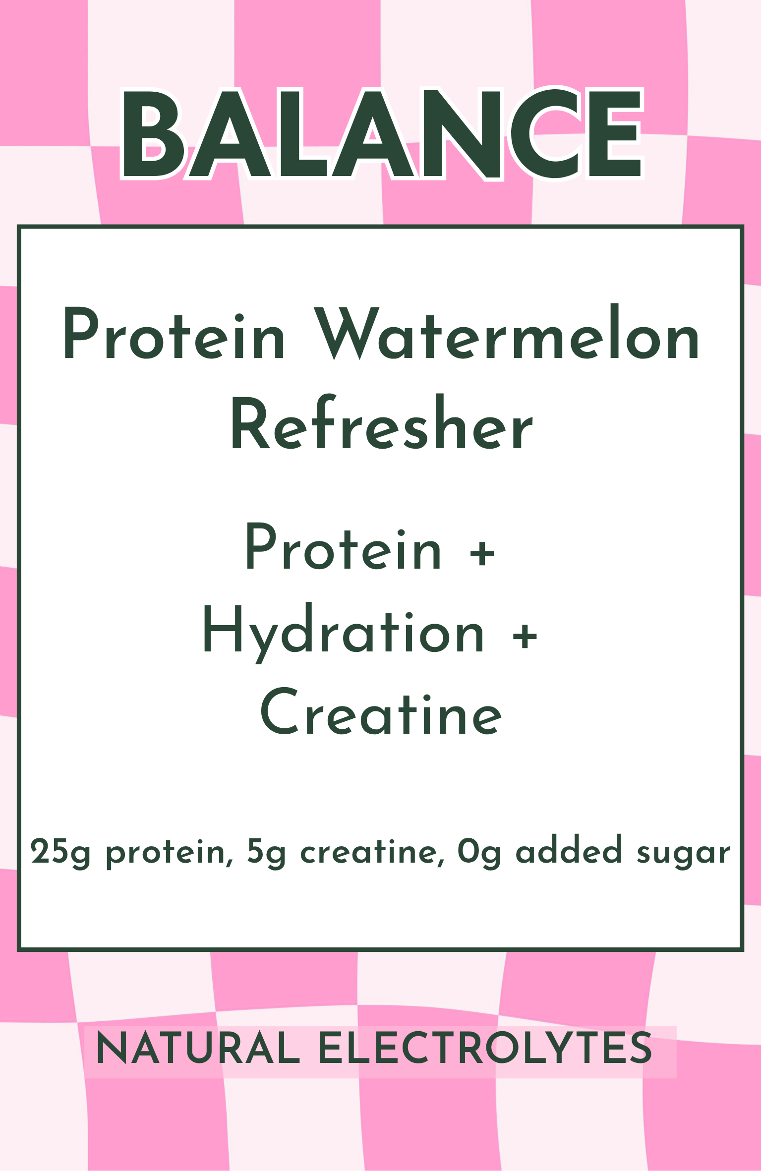 Watermelon protein refresher